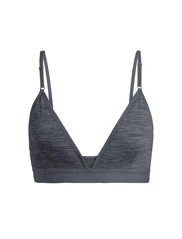 Soutien Gorge Icebreaker Merino Siren Femme Grise | FR 1820VRWD